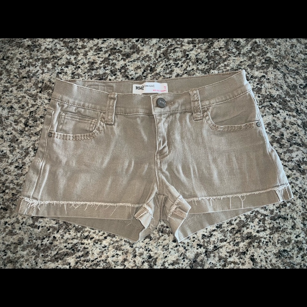 Tan RSQ shorts